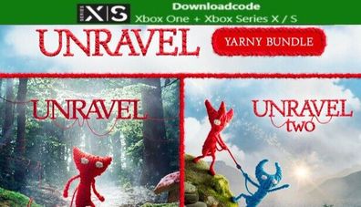 NEU für XBOX One Series XS Spiel Unravel Yarny Bundle Game Key Download Code NEW