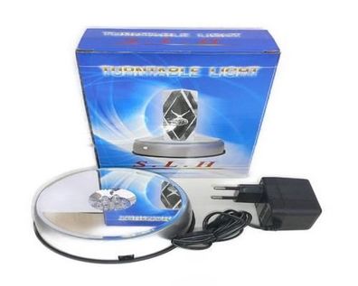 7 LED Leuchte Sockel Untersetzer Drehteller Deko 10,5cm
