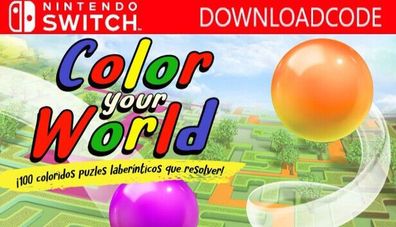 NEU für Nintendo Switch Spiel Color Your World Game Key Email 24H Download Code
