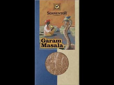 Sonnentor 3x Garam Masala Gewürz, Packung 55g