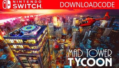 NEU für Nintendo Switch Spiel Mad Tower Tycoon Game Key Email 24H Download Code