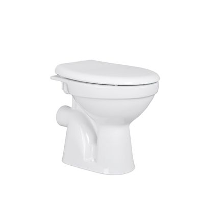 Stand WC Taharet/Bidet/Hygienedusche Abgang Waagerecht Wand + Softclose Deckel