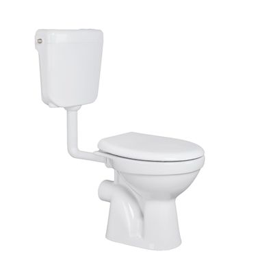 Komplettset Stand WC Taharet/Bidet Abgang Waagerecht Wand + Deckel + Spülkasten
