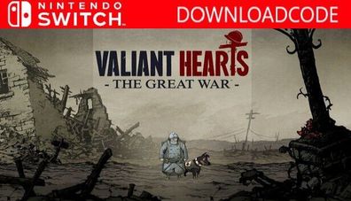 NEU für Nintendo Switch Spiel Valiant Hearts The Great War Game Key Email 24h
