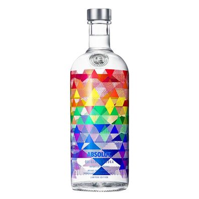 Absolut Vodka Mix Pride 1L - Limited Edition 2016 LGBTQ Pride Farben Wodka Flasche