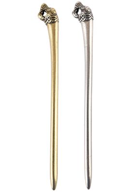 Wikinger-Haarnadel aus Oseberg, messingfarben