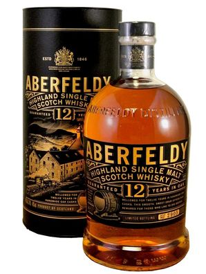 1 Ltr. Aberfeldy, 12 Jahre, Single Malt Whisky, 1000ml, 40% Vol. in Geschenkdose