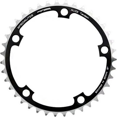 Kettenblatt Alizé, 3-fach, 38 schwarz, Ø 130 mitte 9/10-f, TA, PL-50130209-38