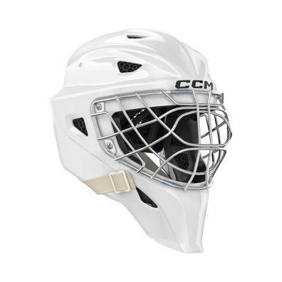 Maske CCM AXIS XF Senior CE-Cat Eye weiss
