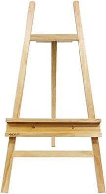 Mont Marte - Leinwandstaffelei aus Kiefernholz - Höhe 122cm - Für Leinwände bis 100cm