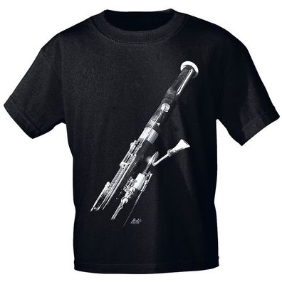 T-Shirt unisex mit Print - Basson - 10735 schwarz - ROCK YOU MUSIC SHIRTS - Gr. XXL