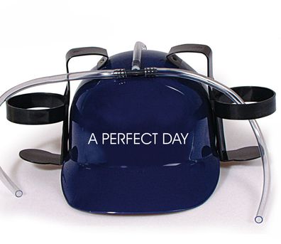 Trinkhelm Spaßhelm mit Print - A Perfect Day - 51615