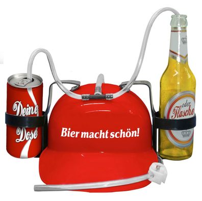 Trinkhelm Spaßhelm mit Printmotiv - Bier macht schön - 51634 - versch. Farben zur W