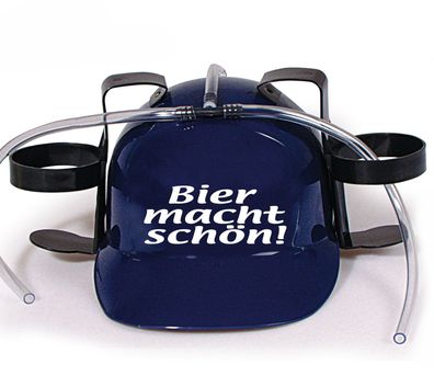 Trinkhelm Spaßhelm mit Printmotiv - Bier macht schön - 51634 - versch. Farben zur W