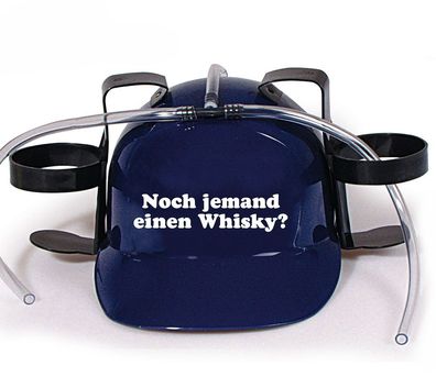 Trinkhelm Spaßhelm mit Printmotiv - Noch jemand einen Whisky - 11842 - versch. Farbe