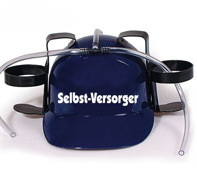 Trinkhelm Spaßhelm mit Printmotiv - selbst Versorger- 51651 - versch. Farben zur Wah