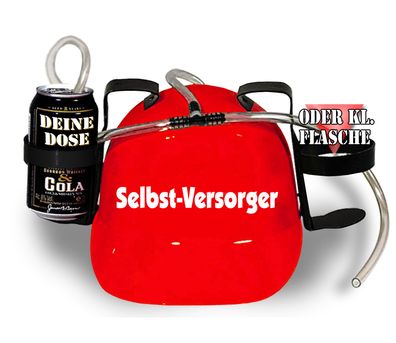 Trinkhelm Spaßhelm mit Printmotiv - selbst Versorger- 51651 - versch. Farben zur Wah
