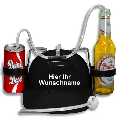 Trinkhelm Spaßhelm mit Wunschname Personalisierbar - 51601