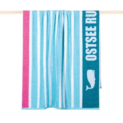 Strandtuch SUNNY aqua, 100x180cm 1 St