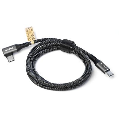 Original Skoda Ladekabel 100 cm Datenkabel USB-C auf USB-C Anschlusskabel 6VA051445A