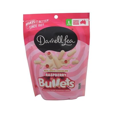 Darrell Lea White Chocolate Raspberry Bullets 180 g