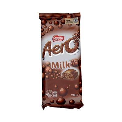 Nestle Aero Bubbly Milk Luftschokolade - Import 118 g