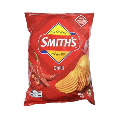 Smith's Crinkle Cut Chili Chips 170 g