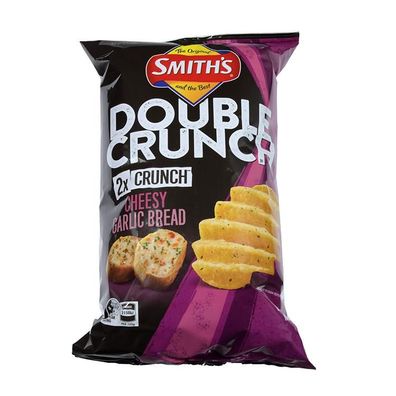 Smith's Double Crunch Cheesy Garlic Bread Chips 150 g