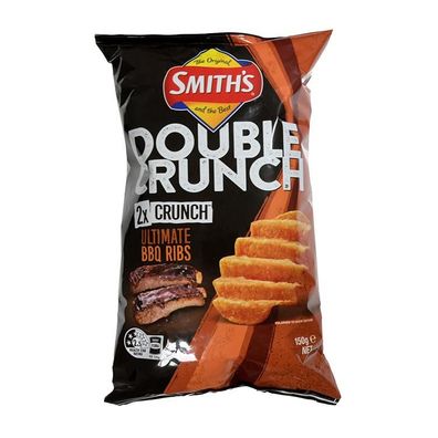Smith's Double Crunch Ultimate BBQ Ribs Chips 150 g