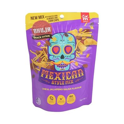 Bhuja Mexican Style Mix Lime & Jalapeno Salsa 70 g