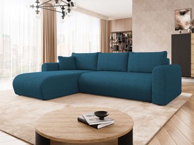 Ecksofa Eliwo Cord Eckcouch Polstersofa Sofa Bettkasten Polsterecke