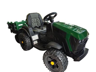 Kinderfahrzeug Traktor Future1000 mit Anhänger 1,6m EVA Ledersitz Elektrotraktor Kind