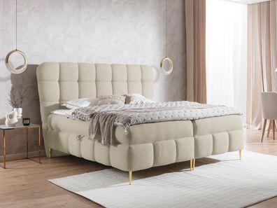 Boxspringbett Lolly mit zwei Bettkästen Modern Doppelbett Matratze Schlafzimmer