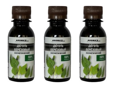 Birkenteer Teer 3 x 100 ml Birkenholzteer Birkenöl Tar