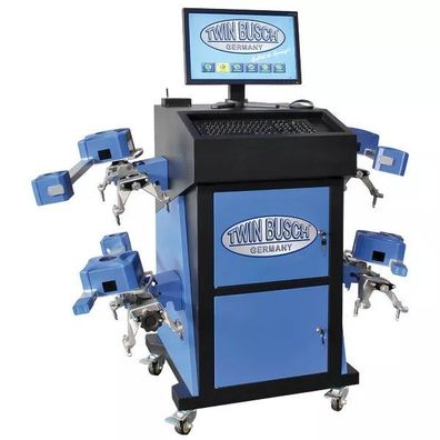 Twin Busch ® PROFI Achsvermessungsgerät Achsmesscomputer Achsmessgerät