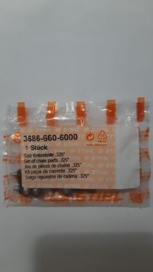 10x maillons de chaîne d'origine STIHL maillons de connexion .325" 36866606000