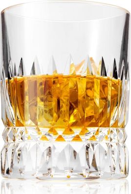 Handgeschliffene Kristall Whisky Gläser Becher Präsentationsbox 270 ml