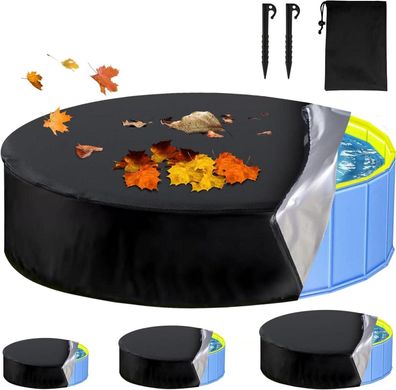 COZII Hundepool Abdeckung 80x20cm Wasserdicht Staubschutz