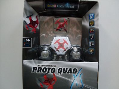 Proto Quad rot, Quadrocopter 4CH/2,4 GHz, Revell Control Hubschrauber, 23933