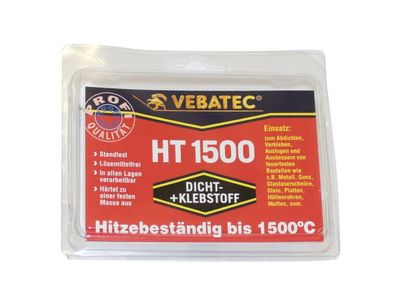Vebatec - Montageklebstoff HT 1500 hitzebeständig 100ml Tube