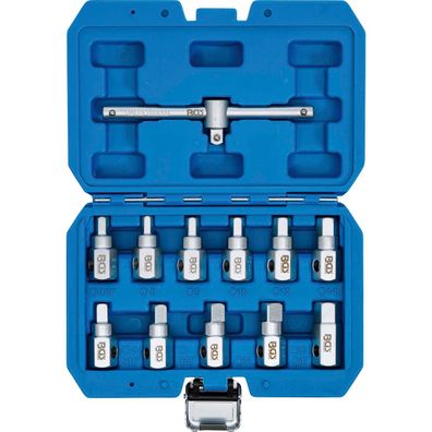 BGS Öldienst-Schlüsselsatz, Ölwechsel Steckschlüssel, Nuss Antrieb 10 mm 3/8", 12-tlg