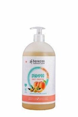 benecos 3x benecos Natural Shampoo FAMILY SIZE Sweet Sensation Aprikose & Olive