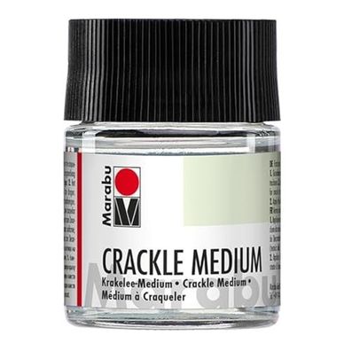Marabu Crackle Medium Serviettenlack Farbe Basteln 50ml
