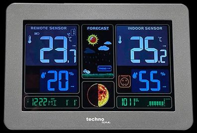 technoline WS6469 Wetterstation | Mondphasenanzeige | Raumkomfortanzeige