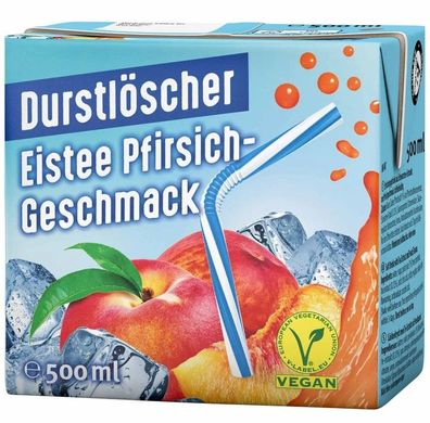 Durstlöscher Eistee Pfirsich 12 x 500ml