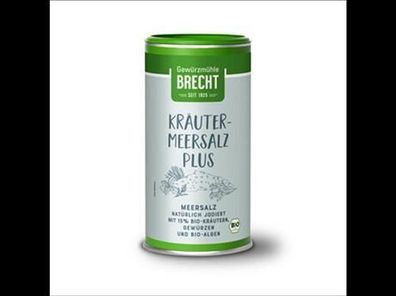 Gewürzmühle Brecht 3x Kräuter-Meersalz + plus BIO öko LB 450g