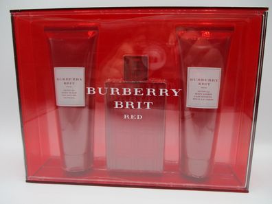 Burberry Brit Red Special Edition Eau de Parfum 100ml + Body Lotion + Gel