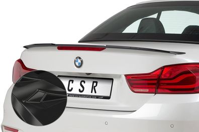 CSR Heckflügel mit ABE für BMW 4er F33 / M4 F83 Cabrio HF673-G Glossy schwarz Hochg