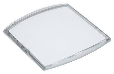 Festina | Uhrenglas eckig Mineral gewölbt Rand silberfarben | F16586