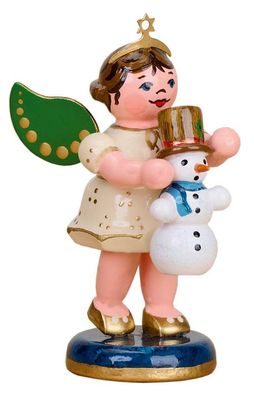 Hubrig Engel mit Schneemann 6,5 cm